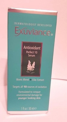 Exuviance Antioxidant Perfect 10 Serum 1 oz Oxidation Environmental Damage NIB!