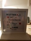  Beleuchteter Bilderrahmen mit Spruch  , muttertag, led und Sternenfolie