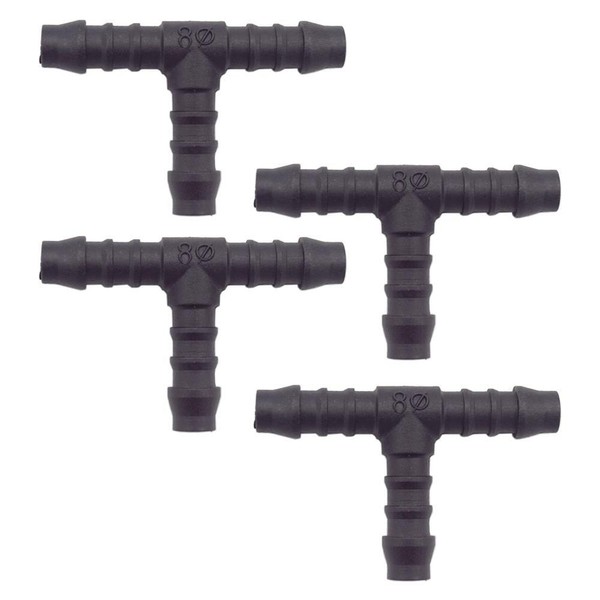 4 X You.S Original Schlauchverbinder ZwischenstüCk RGV Ø 8X8X8 Mm - T-StüCk-image