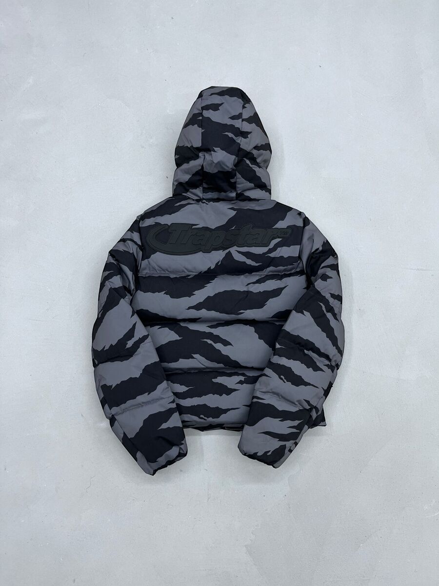 Trapstar HyperDrive Technical Puffer Grey Camo Jacket Size Trapstar HyperDrive Technical Puffer Grey Camo Jacket Size