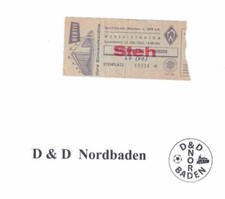 Ticket / Eintrittskarte   65/66    Liga    Werder Bremen - 1860 München