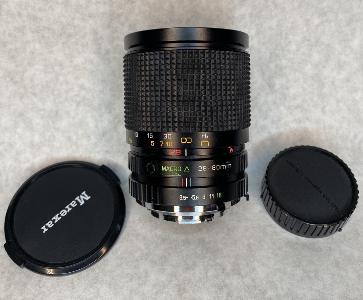 Japanese Vintage Camera Lens 28-80mm Lens F3.5-5.6 Macro Zoom