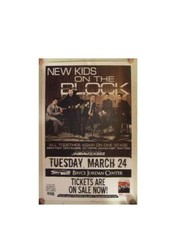 New Kids On The Block Poster Concert Gig