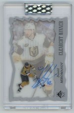 2022-23 Upper Deck Clear Cut 2021-22 Winners Daniil Miromanov Auto Vegas Golden