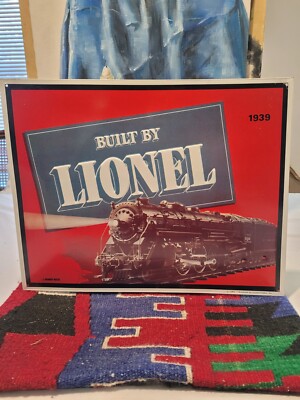 1993 gebaut von Lionel 1939 Lok Werbung Blechschild