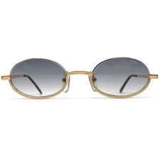 Nos Vintage Tiffany T1/05 Sunglasses - Italy '80S - Medium - 23K Gold Plated