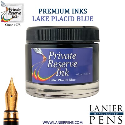 Private Reserve Ink Bottle 60ml - Lake Placid Blue (PR17032)