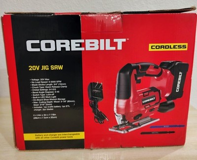 Corebilt 20v Cordless Jig Saw NEW IN BOX
