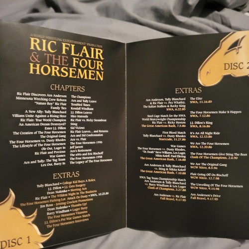 WWE: Ric Flair and the Four Horsemen DVD (2007) cert 15 2 discs Amazing Value - Foto 2 di 2
