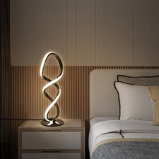 Spiral Table Lamp Small Bedside Lamp Spiral Table Lamp For Bedroom Nightstand