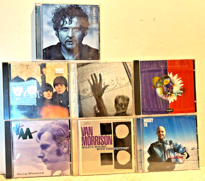 Lot of 7 Rock CDs; Beatles, Paul McCartney, Moby, DMB, Van Morrison (2), Simply