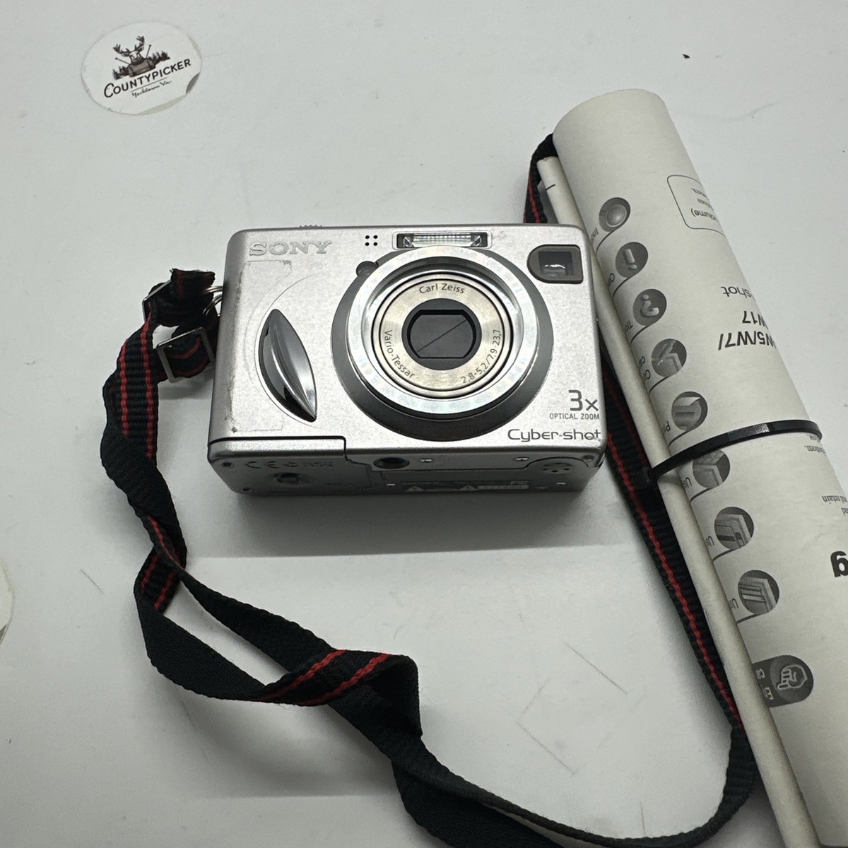 Sony Cybershot Silver DSC-W5 Digital Camera with Memory Stick