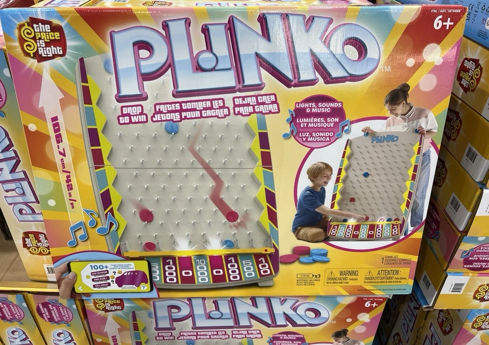 Plinko Game Of Chance From The Price Is Right, Life-Size Plinko Board with Sound - Image 2 of 2