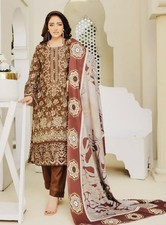 pakistani shalwar kameez Embroidered Winter Suits Size Medium Large Available.