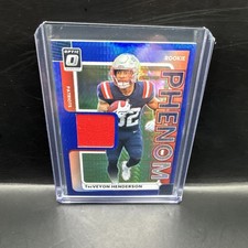 2025 Panini Donruss Optic - Rookie Phenoms TreVeyon Henderson #RPBH-THN Blue...