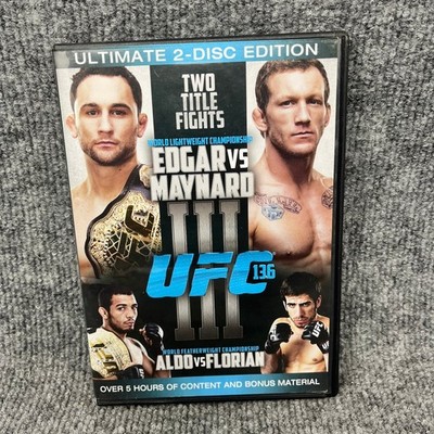 UFC 136 Edgar vs Maynard III Aldo vs Florian 2011 Ultimate 2-Disc Edition