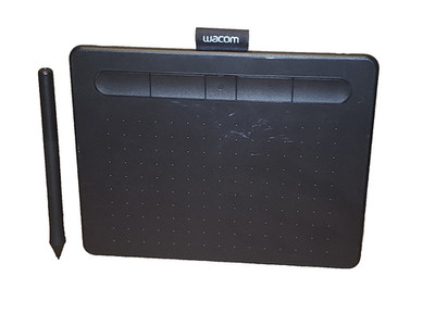 Wacom Intuos Small Bluetooth Graphics Drawing Tablet, 4 Customizable ExpressKeys
