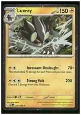 Luxray Cosmos Holo Rare Pokémon TCG Card Pro...