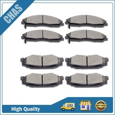 Front And Rear Ceramic Brake Pads For 1997 1998-2009 CHEVY CORVETTE CADILLAC XLR