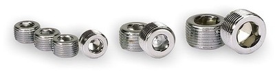 MOROSO 39153 1/2''NPT CHROME PLATED STEEL PIPE PLUG 2 PER PKG