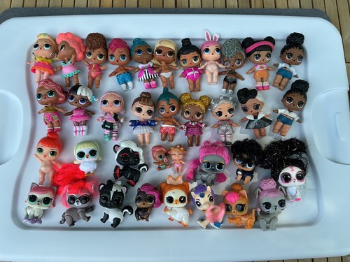 Title: 36 L.O.L. Surprise Doll Lot - Tots, Lil Sisters, Pets, Boy Dolls & Access