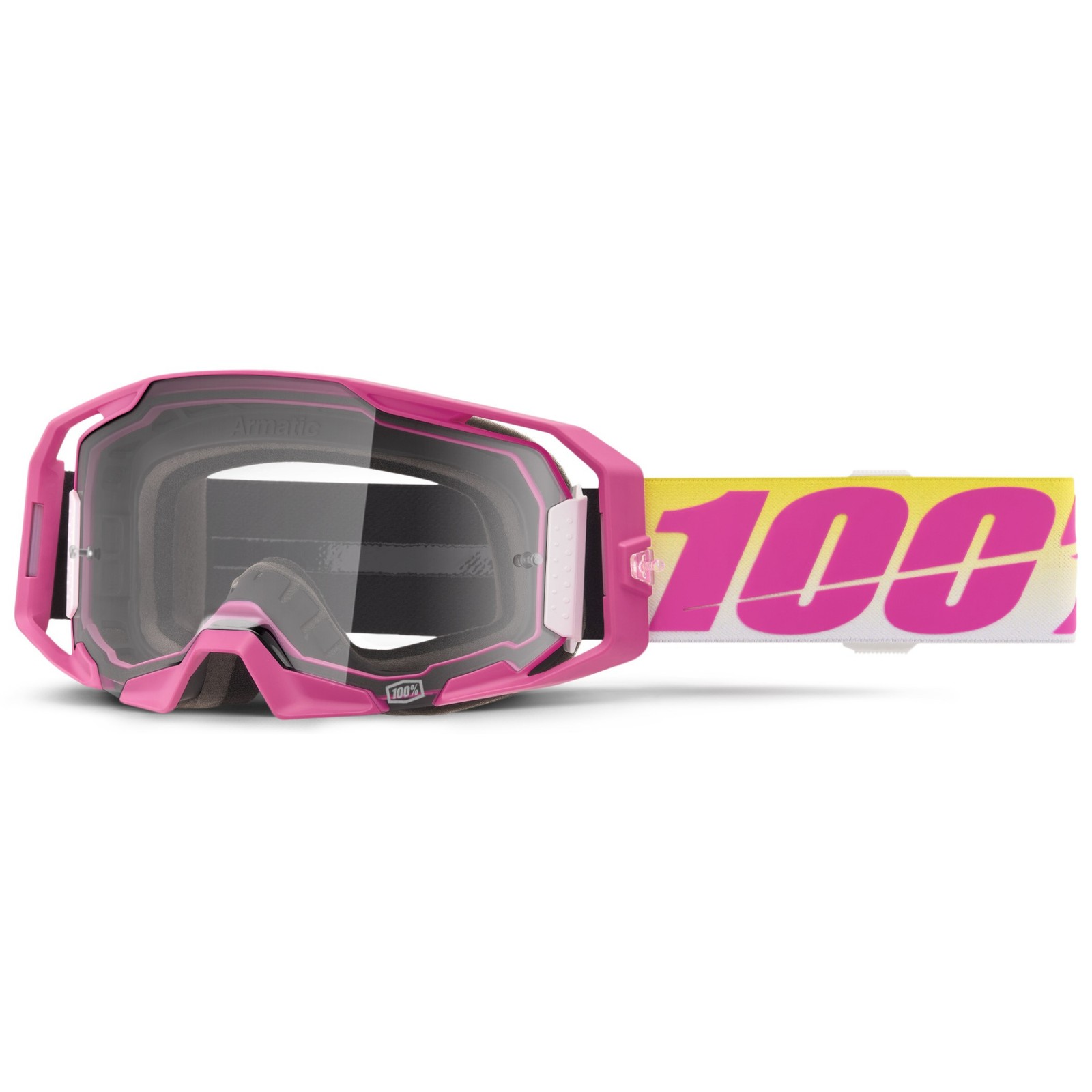 100% Armatic Goggles - Sellars / Clear Lens - Bike / MTB / Motocross / MX