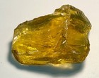 Amber Translucent Art Glass Cullet Slag Glass 5.1 oz  3" X 2.5" X 1" — photo 5