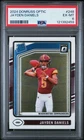 2024 PANINI DONRUSS OPTIC #248 JAYDEN DANIELS ROOKIE RC PSA 6