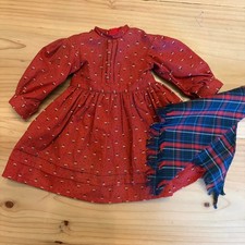 Pleasant Company American Girl Doll Kirsten School Dress  Shawl 1996
