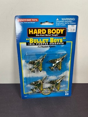 TootsieToy Hard Body BULLET BOYS F-4 PHANTOM FIGHTERS Squadron Plane Set 1998