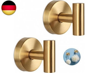 2 Pcs Suction Cup Hooks, Stainless Steel Removable Shower Towel Hook, No Drill