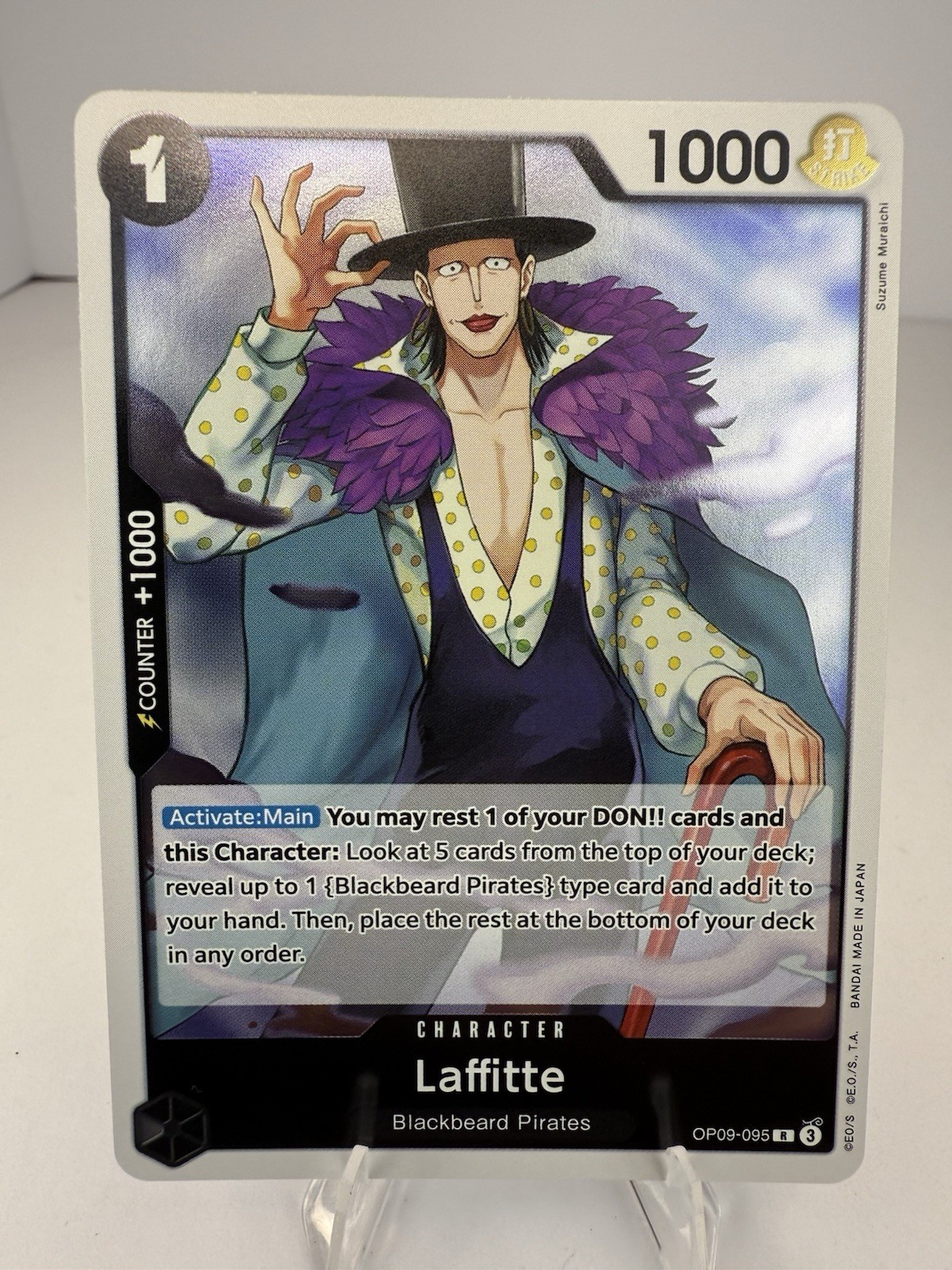 Laffitte OP09-095 Rare Foil Emperors in the New World One Piece Mint NM
