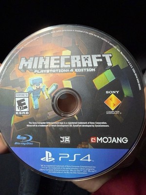 Minecraft Playstation 4 Edition (Sony PlayStation 4 PS4, 2014) Tested Working 
