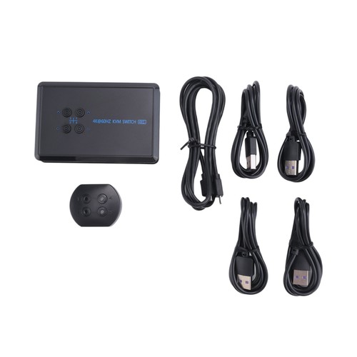 4 Port -Kompatibler KVM- 4K USB KVM-Switcher 4 in 1 Out Hot Share USB für M6510