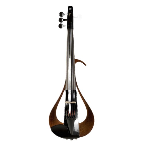 YAMAHA YEV105 BL Black Silent Violin Electric Musical Instrument 5-Strings - Picture 2 of 8