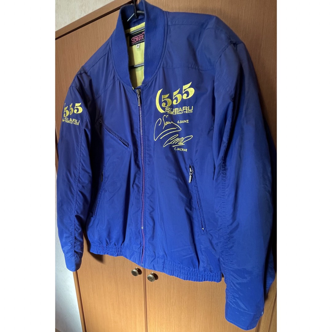 Subaru World Rally Team 555 WRC STI Jacket Blue Size M Tecnica