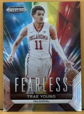 2024 Panini Prizm Draft Picks Basketball Trae Young Fearless Insert Oklahoma