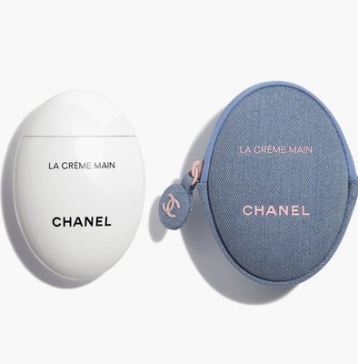 【新品未開封】LA CRÈME MAIN デニムポーチ付き CHANEL LA CRÈME MAIN Hand Cream & Denim Pouch - 2026 Denim Limited