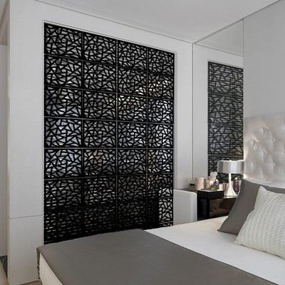 Hanging Room Divider Made of Environmentally PVC, 12 PCS Partitions Panel Scr...