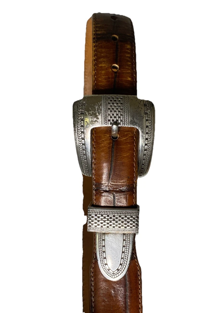 90s koshin satoh lether Western Belt KOHSHIN SATOH オーバーベルト