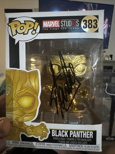 Funko Pop! Vinyl: Marvel - Black Panther (Chrome) (Gold) #383