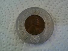 Keep me and Never Go Broke penny 1957 D