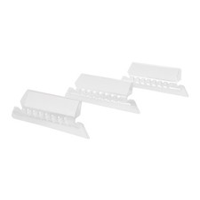 Office Depot Brand Plastic Tabs, 2", 1/5 Cut, Clear, Pack of 25