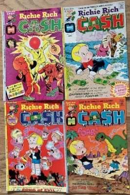 Richie Rich Cash, No. 1,2,3 And 4 - 1974
