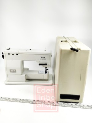 Works! Pfaff 1212 Electronic IDT Sewing Machine With Case / Accessories / Pedal