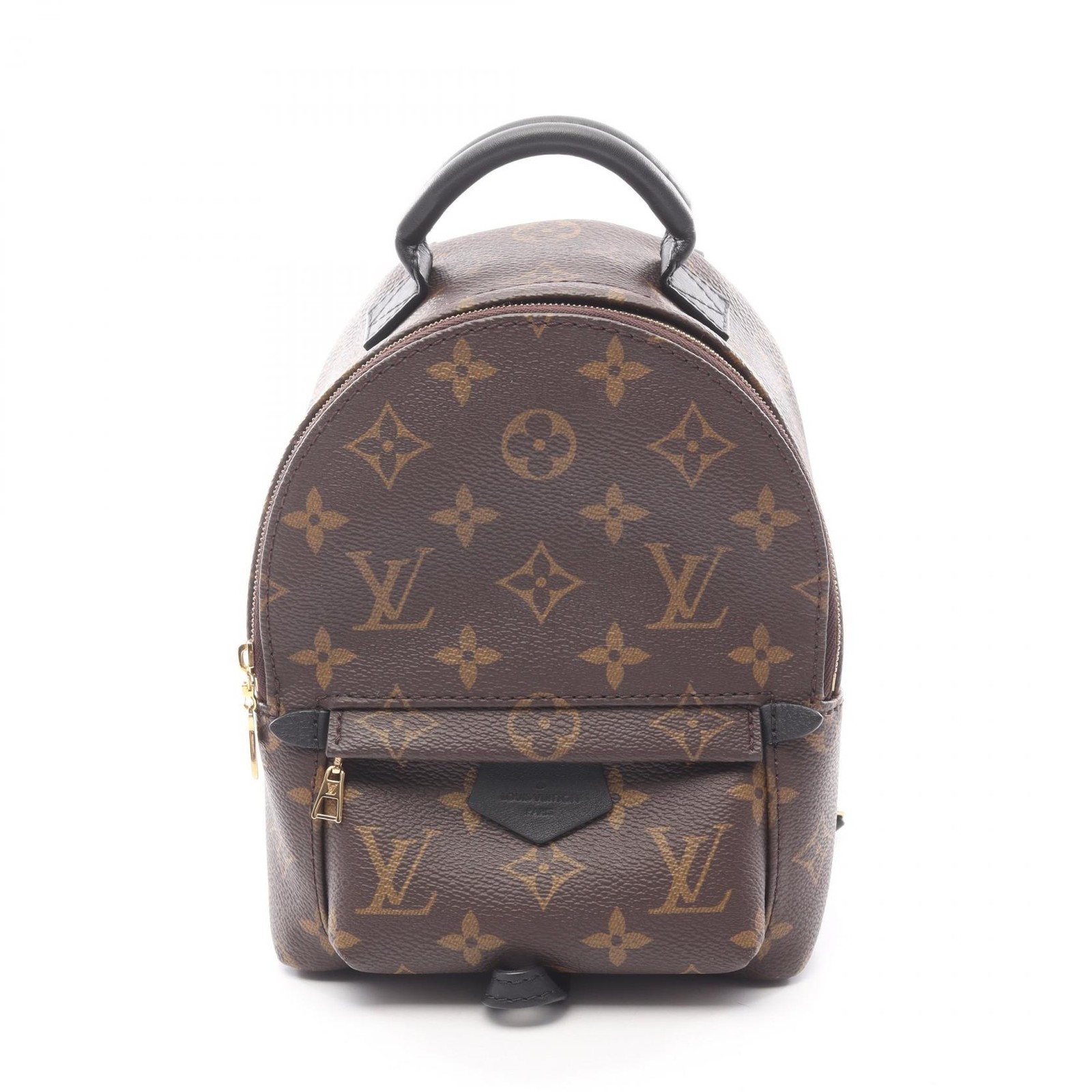 LOUIS VUITTON Palm Springs Backpack Mini Rucksack M44873 Monogram leather Used