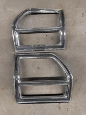 1969 Chevy Chevelle Malibu Tail Light Lamps Lens Moldings Trim Bezels Taillight