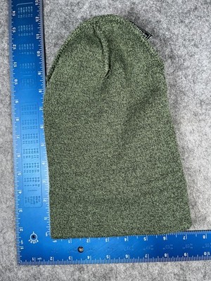 Legacy Hat Beanie Mens One Size Green Alaska Bear Patch Knit