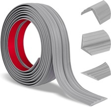 Wall Corner Protector Peel and Stick Corner Trim Molding 1.6 In x 10 Ft Gray