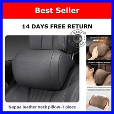 Car Seat Headrest Neck Pillow Artificial Leather Universal Cushion Car Seat Headrest Neck Pillow Artificial Leather Universal Cushion